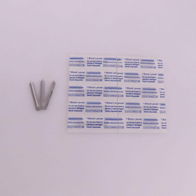 Disposable Sterile Stainless Steel Steel Blood Lancet Needle