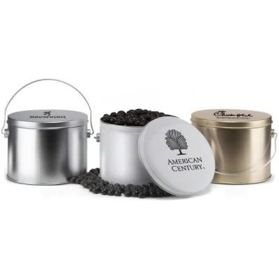 Empty Designer Small Tin Pail/Bucket