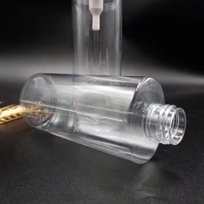 200ml Luxury Cosmetics Packaging Round Shower Shampoo Bottle
