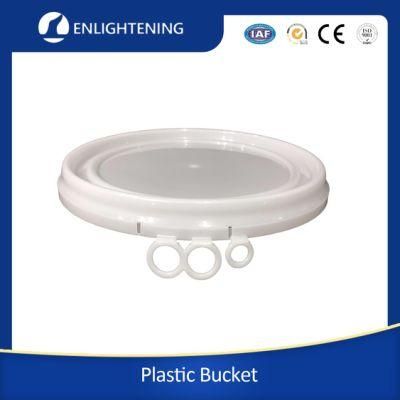 Customized Color Industrial Grade Plastic Bucket for Oil Paint Storage with Lid &amp; Handle