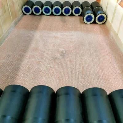 Large 4 Inch HDPE Conveyor Adjusting Idler Corrosion Resistance Roller