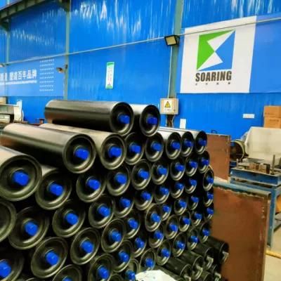 Coal Mine Conveying Belt System Conveyor HDPE Carrying Roller