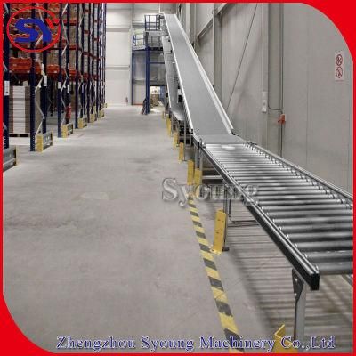 Wear Resistant Rubber Coated Steel Roller Conveyor Racks for Stone Transmission