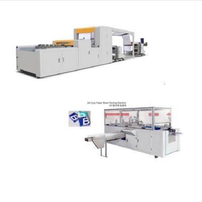 Automatic Copy A4 Size Paper Cutting and Ream Packing Making Manufacturing Machine