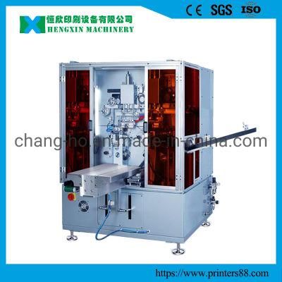 Automatic Plastic Bottles / Caps Hot Stamping Machine