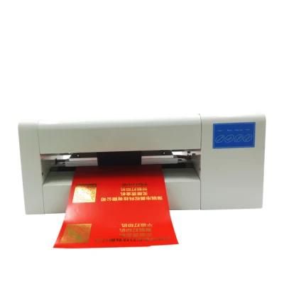 Gold/Sliver Foil Printer Machine for Advertising Card