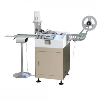 Touch Screen 800PCS/Min Speed Fabric Polyester Satin Ribbon Ultrasonic Label Cutting Machine for Nylon Taffeta, Garment Care Label Jc-3080