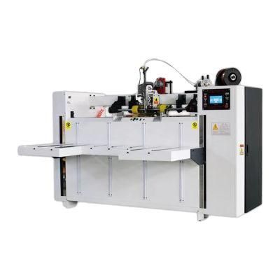 Semi-Automatic Double Servo Box Stapler Corrugated Cardboard Stitching Machine for Packaging