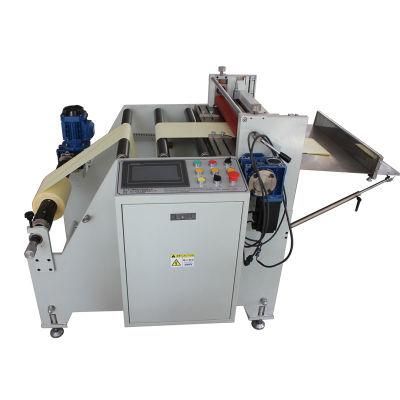 Pet PVC PE Plastic Film Roll to Sheet Cutting Machine