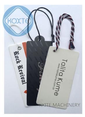 Automatic Pre-Stacking Positioning System High Speed Hang Tags Label Trademark Hole Drilling Machine
