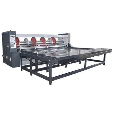 Corrugated Cardboard Chain Feeder Semi-Auto Rotary Slotting Machine Paper Packaging Box Making Machine