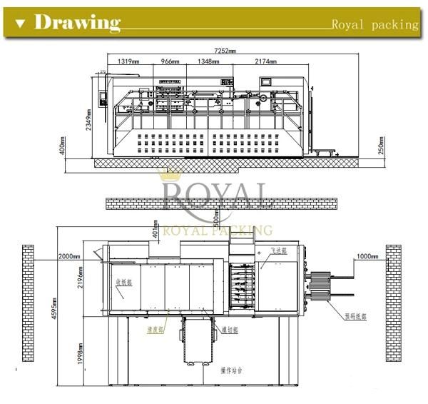Automatic Platen Die Cutting Machine with Stripping and Blanking