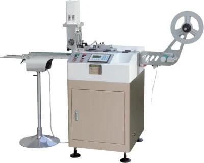 Cloth Textiles Printed Fabric Label Ultrasonic Cutting Machine for Satin Ribbon, Cotton Tape Jc-3080 Ultrasonic Label Cutter